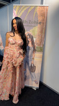 ruffle maxi dress